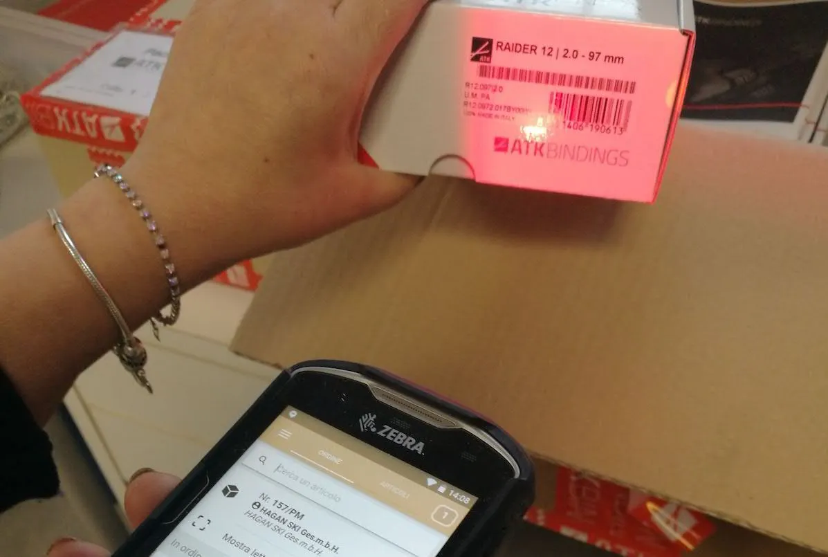 Esempio scansione codice 2D