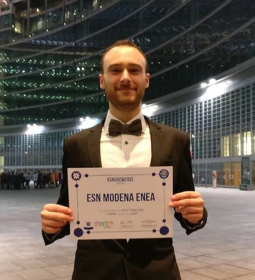 Riconoscimento per la vittoria allo showcase della piattaforma del Sud Ovest Europeo